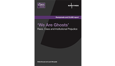 ‘We are Ghosts’: Race, Class and Institutional Prejudice (2019). Dhelia Snoussi and Laurie Mompelat.