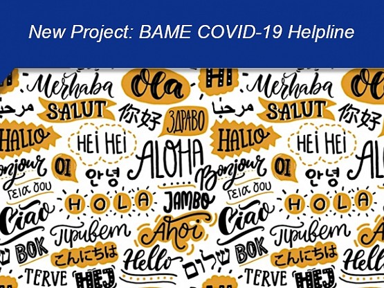 Helpline launched to help the BAME Community during COVID-19