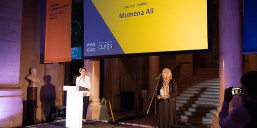 EYST Founder Momena Ali, wins Volunteer of the Year at Welsh Charity Awards!