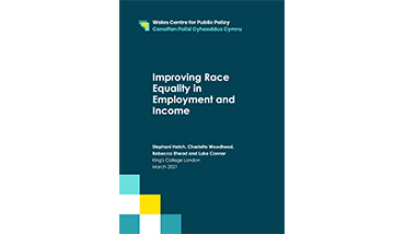 Improving Race Equality in Employment and Income (2021). Hatch et al, WCPP.